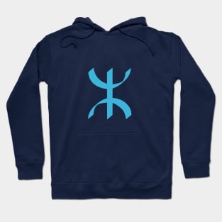 Blue TIFINAGH - Berber Tifinagh - Amazigh Tifinagh Hoodie